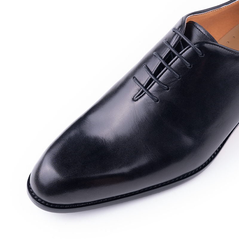Lace-Up Solid Oxford Men's Dress Wear Formal Handcrafted High Quality Fashion Leather Classic Office Social Shoes