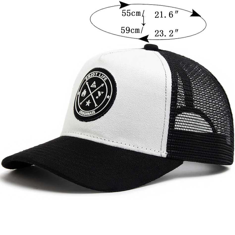 NEW Circar leather label Trucker Hat Summer Men Mesh Baseball Cap For Visor Casual Wen Snapback Hip Hop Caps Unisex X250704