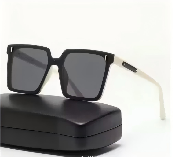 Wholesale Men's Women's Sunscreen Sunglasses Uv400 Square Large Frame Sunglasses