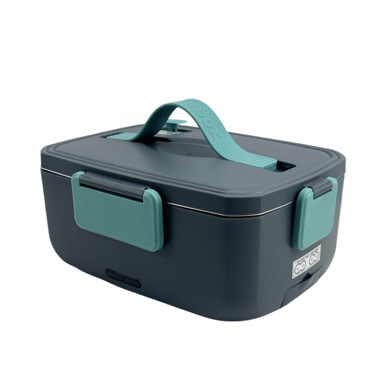 220+12/24v Electric Lunch Boxes Car Plug-in Portable Water Free Fast Heating Bento Lunchbox With High Power 90W And Large Capacity 2.0L