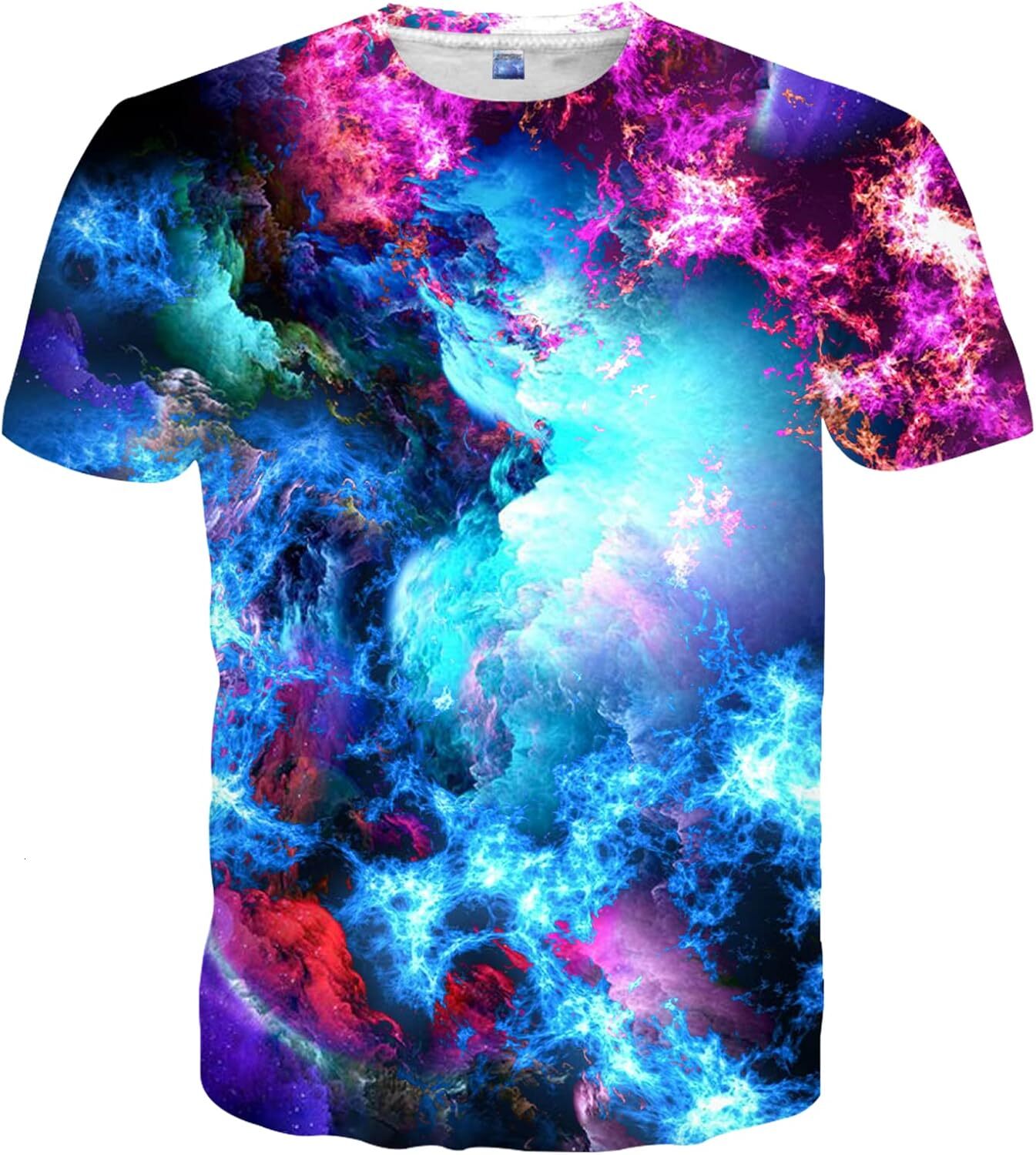 Mens T shirt Unisex 3D Graphic Print Fashion for Adults Teens Novelty Casual Tee Tops Fashionable and comfortable
