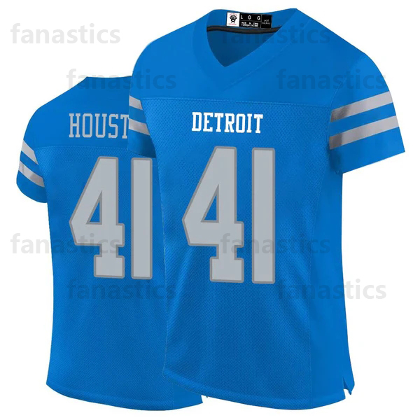 Jahmyr Gibbs Jersey custom Campbell Aidan Hutchinson Barry Sanders Jared Goff Jeff Okudah Johnson Hockenson Amon-Ra St. Brown Football Jerseys