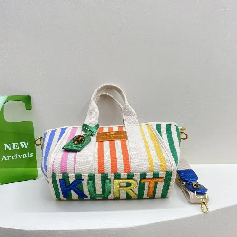 Drawstring Canvas 2024 Large Capacity Brands Bags Women's Handbag Fashion Shoulder Borse Firmate Handtasch 5061 4