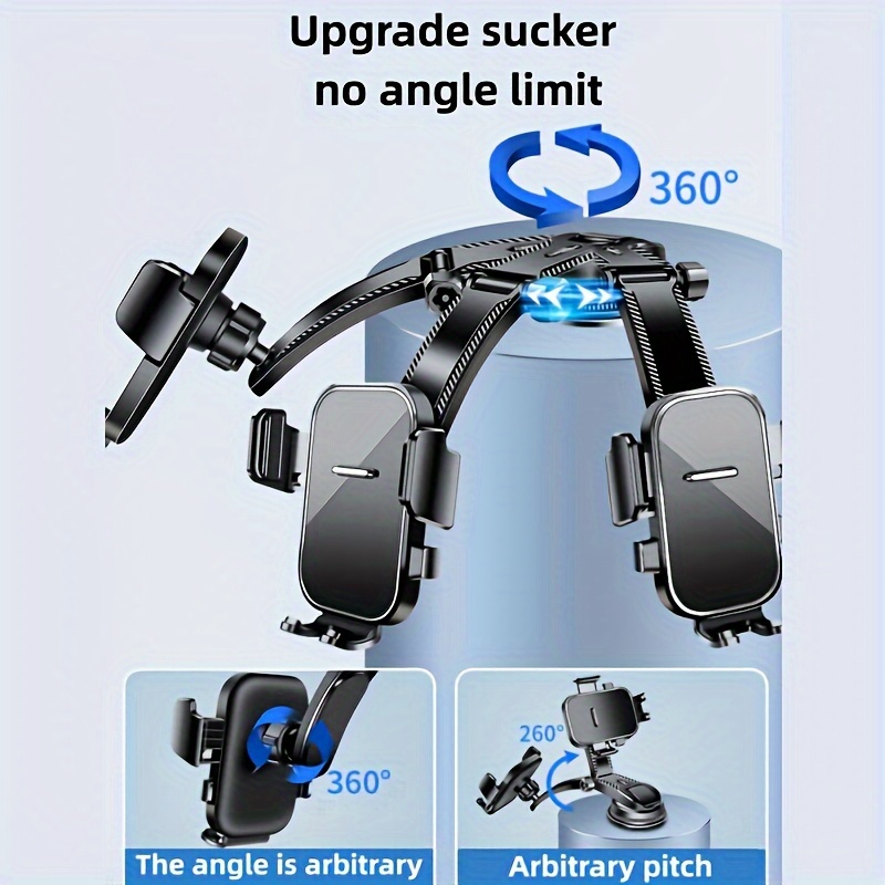 Sucker Car Phone Holder Mount Stand Suction Cup Smartphone Mobile Cell Support In Car Bracket