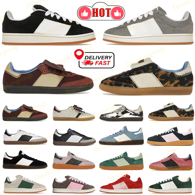 Designer Casual shoes for men women flat sneakers platform shoe Suede Low Top Leather Cloud WHite Gum velvet Pink Glow mens outdoor sports Trainers size 36-45
