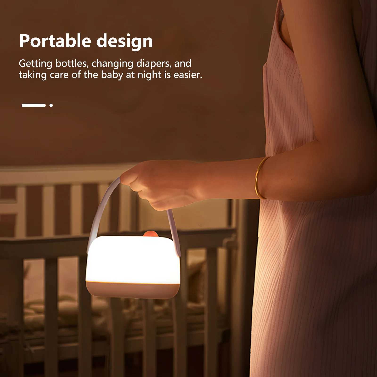 Baby night light adjustable warm nursery light suitable for children breastfeeding and sleep assisted charging outdoor camping decoration light M24102