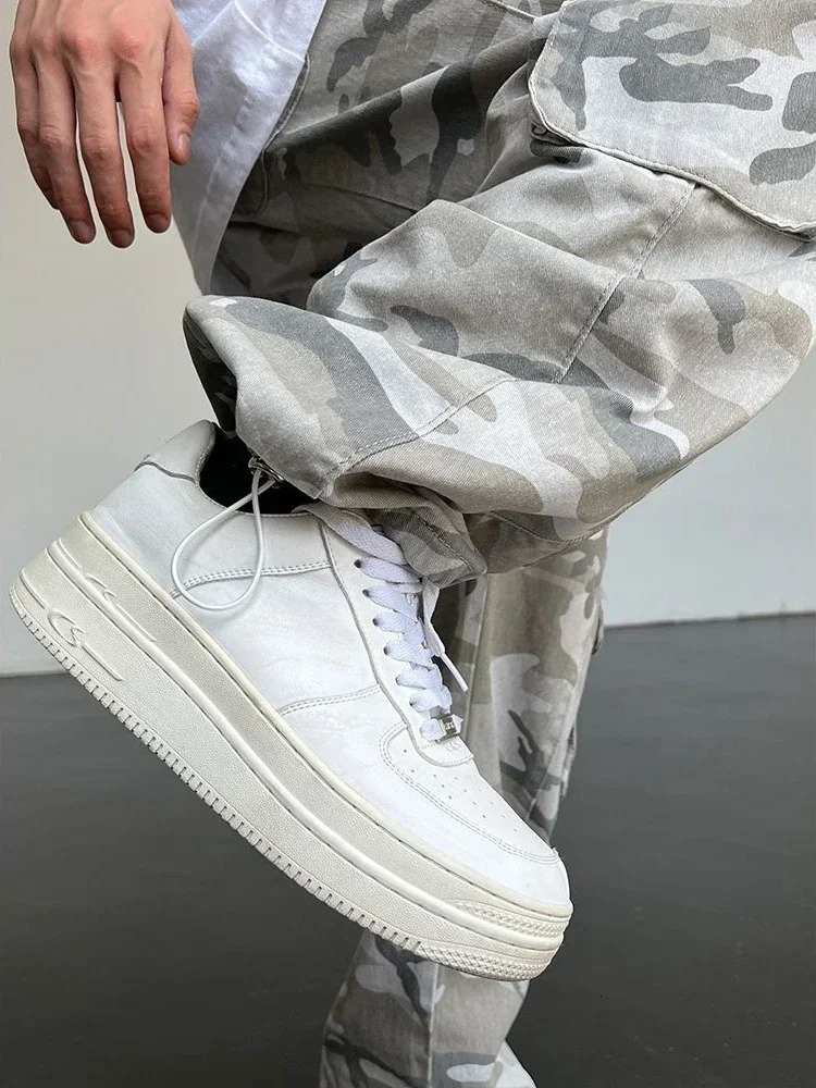 Male Trousers Hip Hop Mens Cargo Pants Camouflage Camo Straight Wide Loose Clothing Aesthetic ner Regular Fit Fashion Long 241021