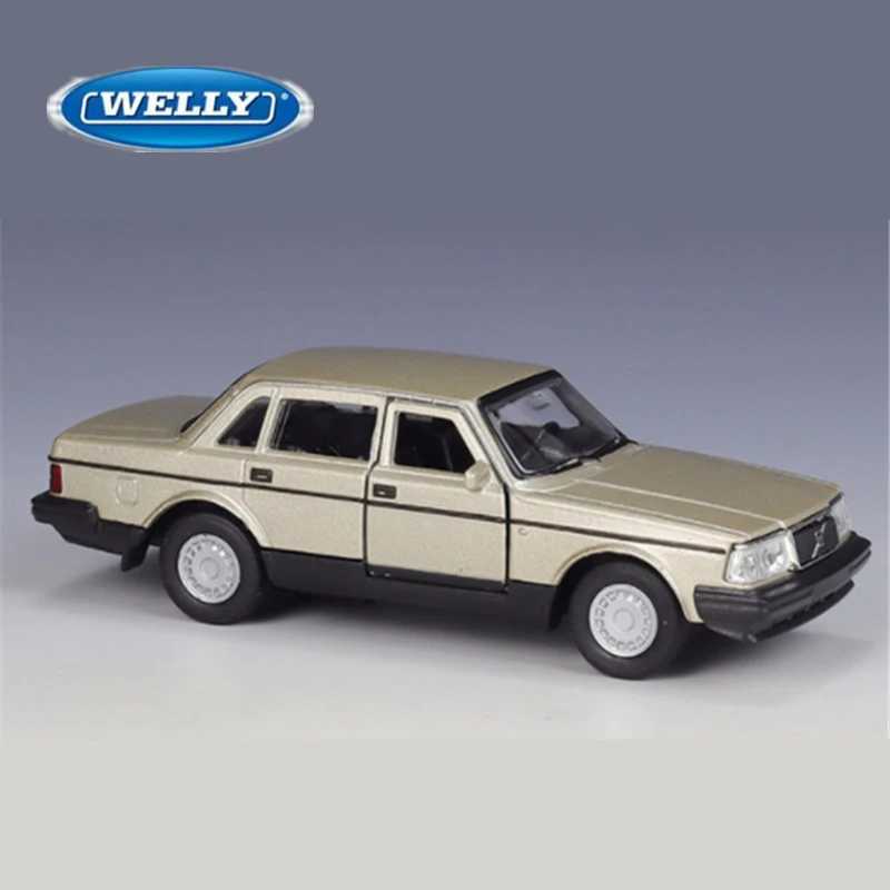 High Quality WELLY 1 36 Volvo 240 GL Alloy Classic Car Model Simulation Die Casting Metal Toy Retro Car Model Series Childrens Gift T241025
