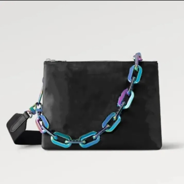 Embossed Black Coussin bags 10A Designer bag Women PM Shoulder Bags Crossbody Chain tote bag Leather Handbag Purse pouch Wide straps Removable straps Black best