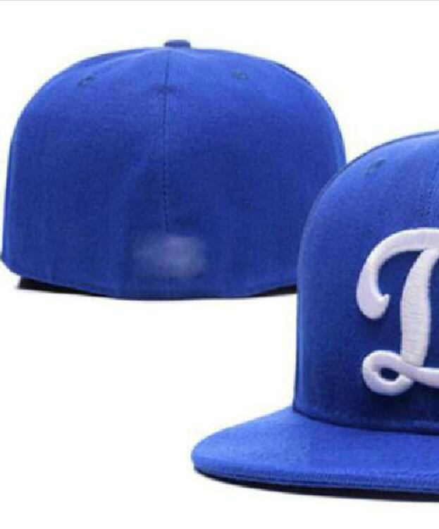 Dodgers Baseball Team Full Closed Caps Summer SOX LA NY YN B letter gorras bones Men Women Casual Outdoor Sport Flat Fitted Hats Chapeau Cap casquett l15
