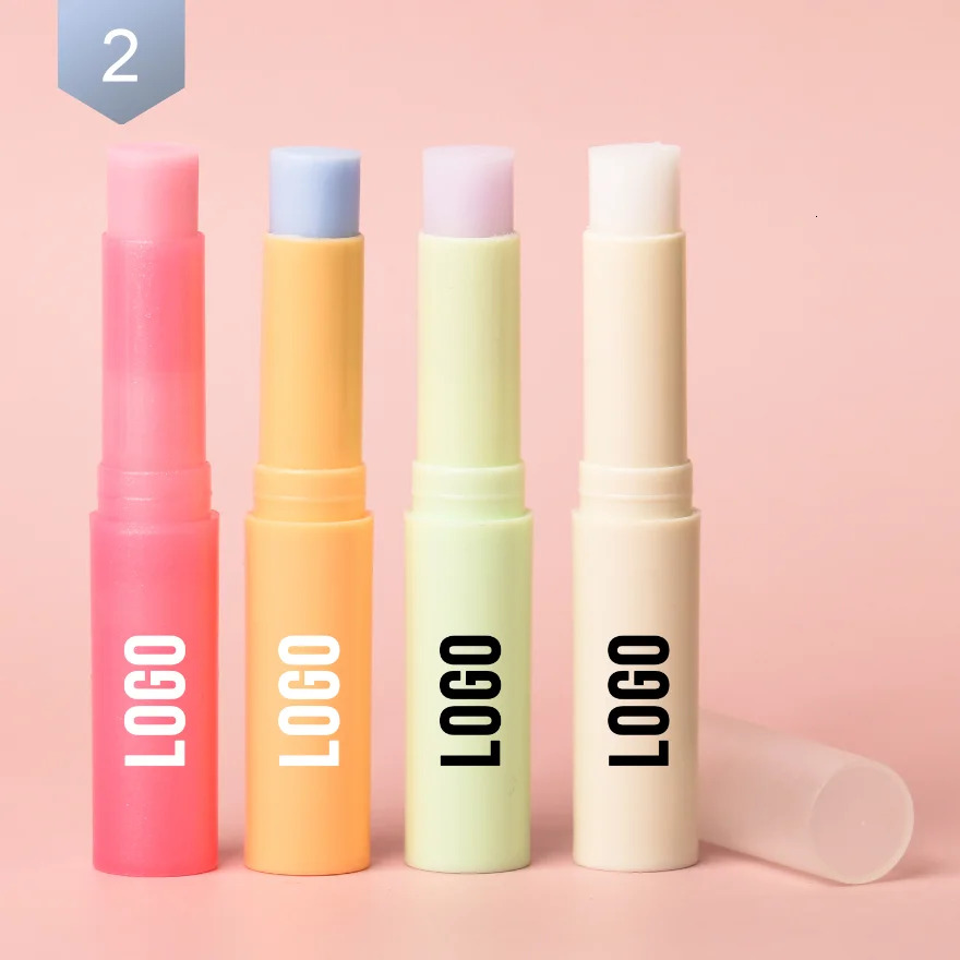 Colorful Fruit Flavor Vegan Custom Repair Chapstick Organic Care Lip Balm Private Label Lipstick