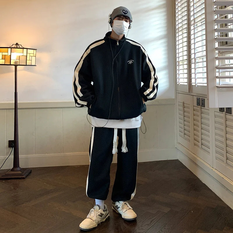 Sportswear TwoPiece Hoodie Men n Ropa Para Hombre Fashion Conjunto Deportivo Harajuku Homme Sports Suits y241025
