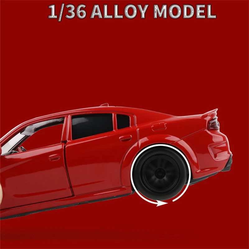 High Quality 1/36 Dodge Durango Charger Hellcat SRT Alloy Sports Car Model Die Casting Metal Simulation Toy Car Model Series Gift T241025