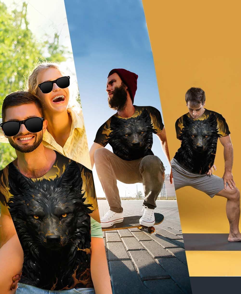 Mens T shirt Mens Casual 3D Printed T-Shirts Short Sleeve Tops Tees tee Casual tops summer clothes