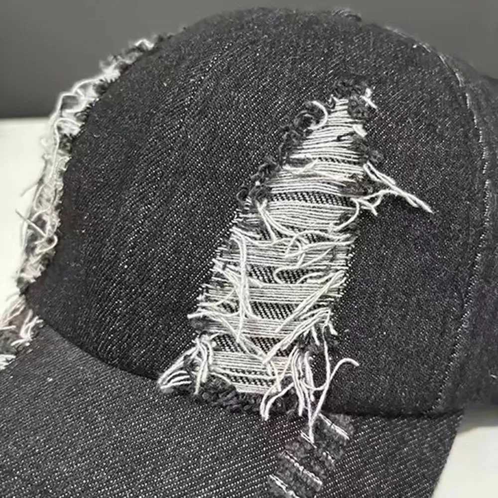 2024 New Fashion Girls New Jeans Long Rabbit Ears Cowboy Baseball Hat Washed Graffiti Hip Hop Hat Text Mens Party Team Baseball Hat X2410264