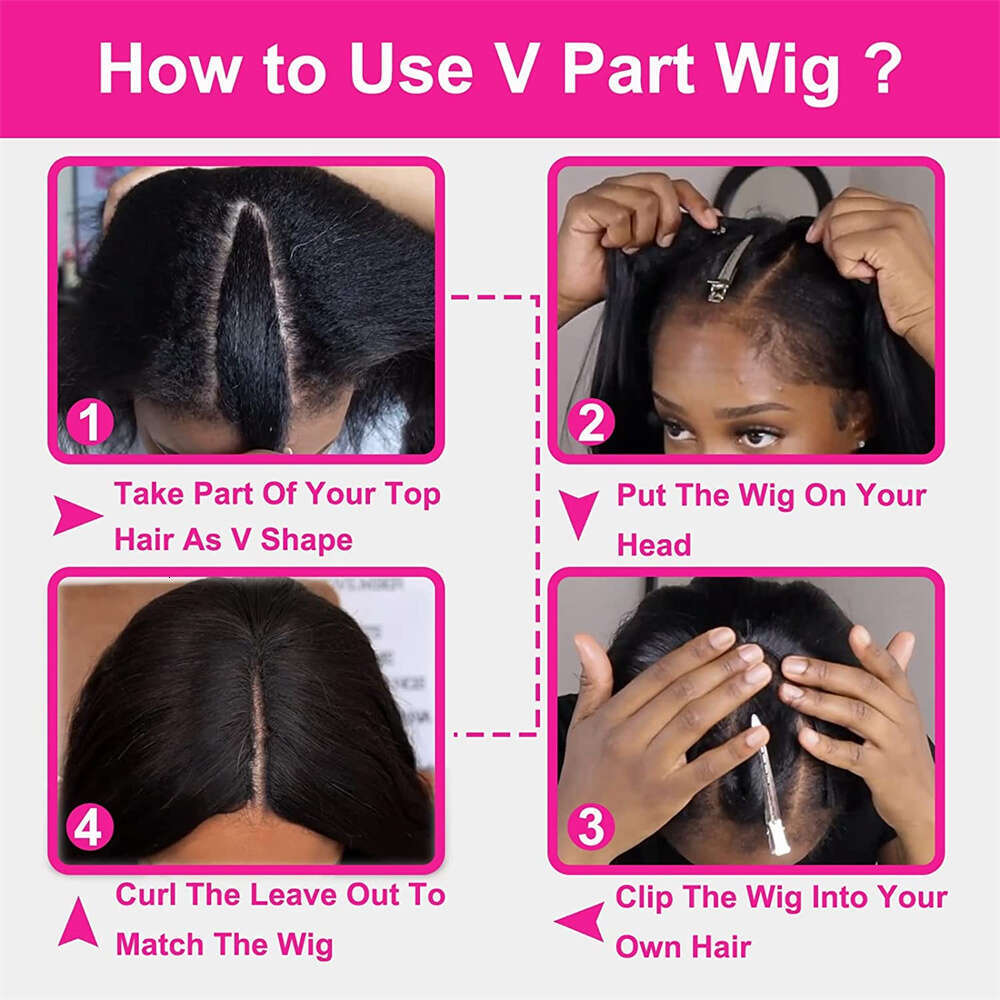 Cheap Body Wave V Part Wig Human Hair Inch Peruvian Loose Wavy Wigs for Women