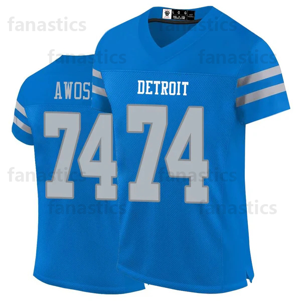 Jahmyr Gibbs Jersey custom Campbell Aidan Hutchinson Barry Sanders Jared Goff Jeff Okudah Johnson Hockenson Amon-Ra St. Brown Football Jerseys
