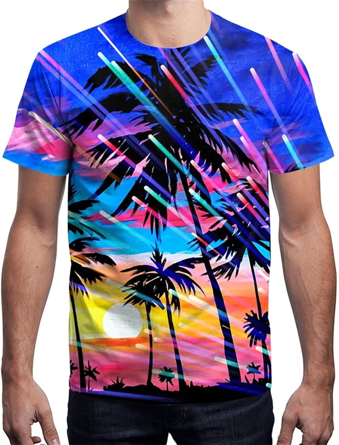 Mens T shirt Unisex Men's and Women's Shirts Unisex Fashion Casual Novelty Tees 3D Graphic Adults tee Casual tops summer clothes