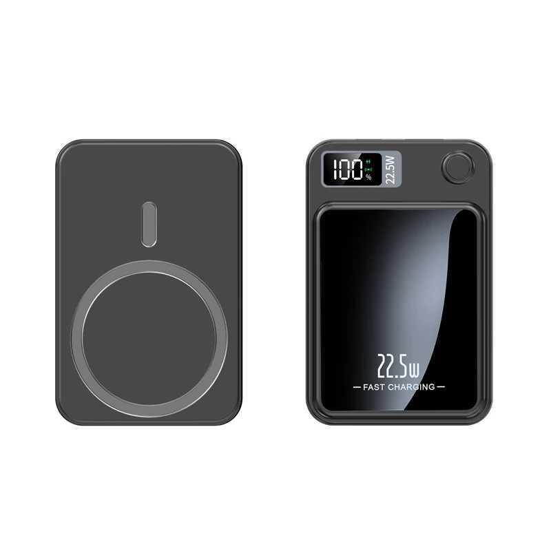 New Arrival 20000mAh Power Bank Magnetic Wireless Charger 22.5W Fast Charging Powerbank Magnetic Ring for Phone T250306