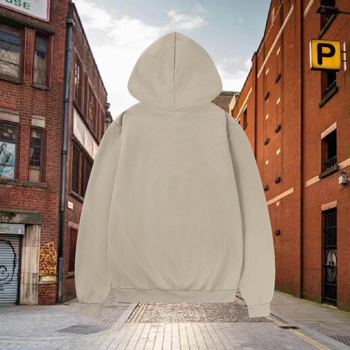 New Woman Hoodie DIY Loose Hoodie for Man Woman Clothes Hoodie Thick Fleece Drawstring Long Sleeve Y2K