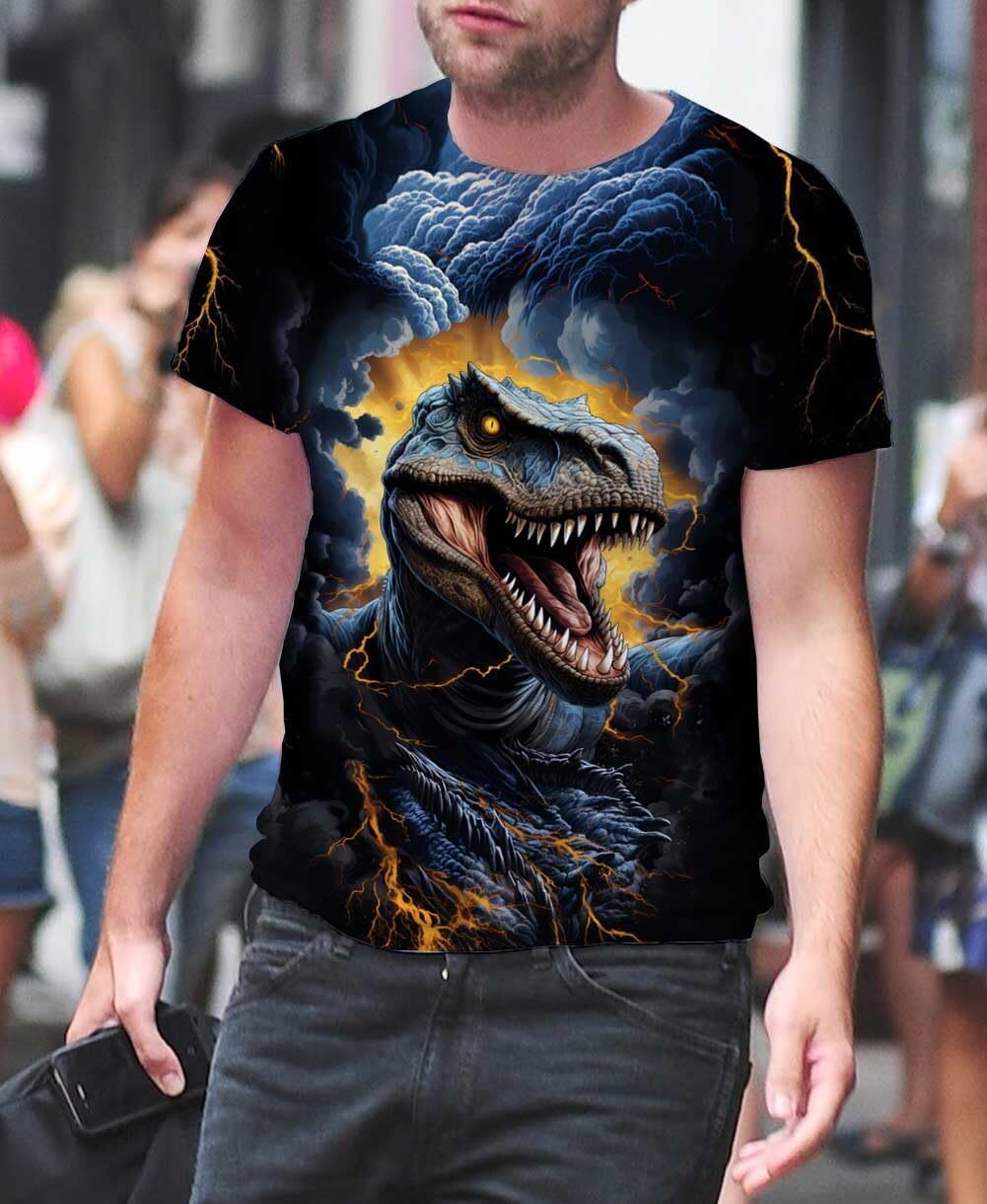 Mens T shirt 3D Print Funny Graphics Tees Crewneck Short Sleeve Tees for Mens tee Casual tops summer clothes Fashion patterns cool