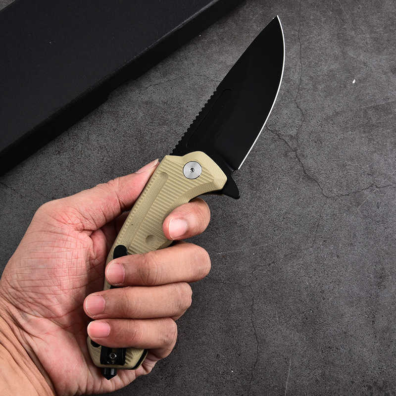 New Arrival Desert Fox Handle Folding Knife Outdoor Small Knife Folding Knife Self Defense Portable Survival Camping Sharp Fruit Knife Z241026