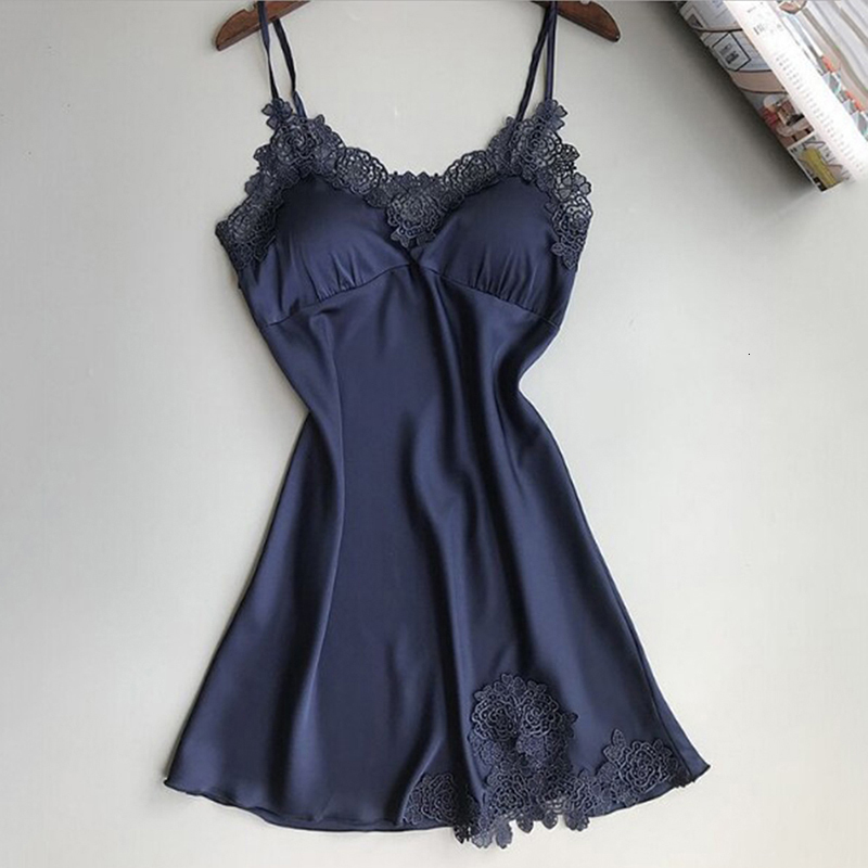 2025 fashion New Designer Women s Sexy Gerie Silk Lace Robe Dress Soft Breathable Pajamas Pajamas Pajamas