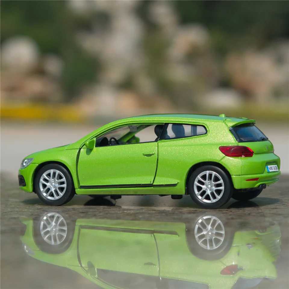 WELLY 1 36 Volkswagen Scirocco alloy car model die-casting metal toy car model miniature scale simulation childrens gift M241025