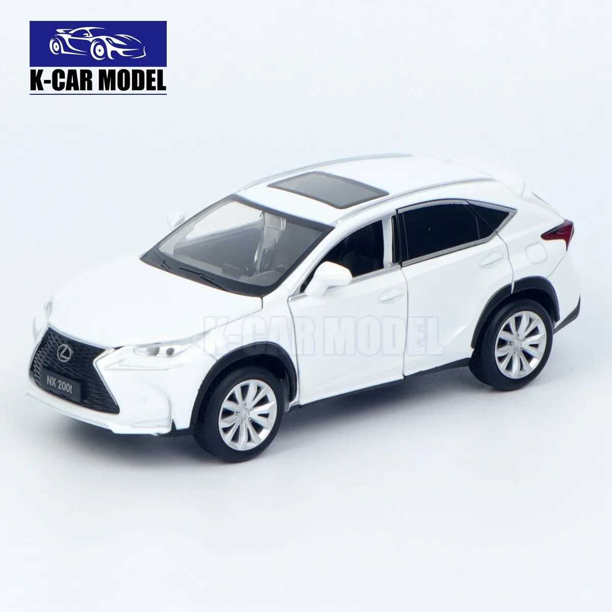 JKM 1/32 NX200T SUV sound light die-casting model toy car boy girl gift M241025