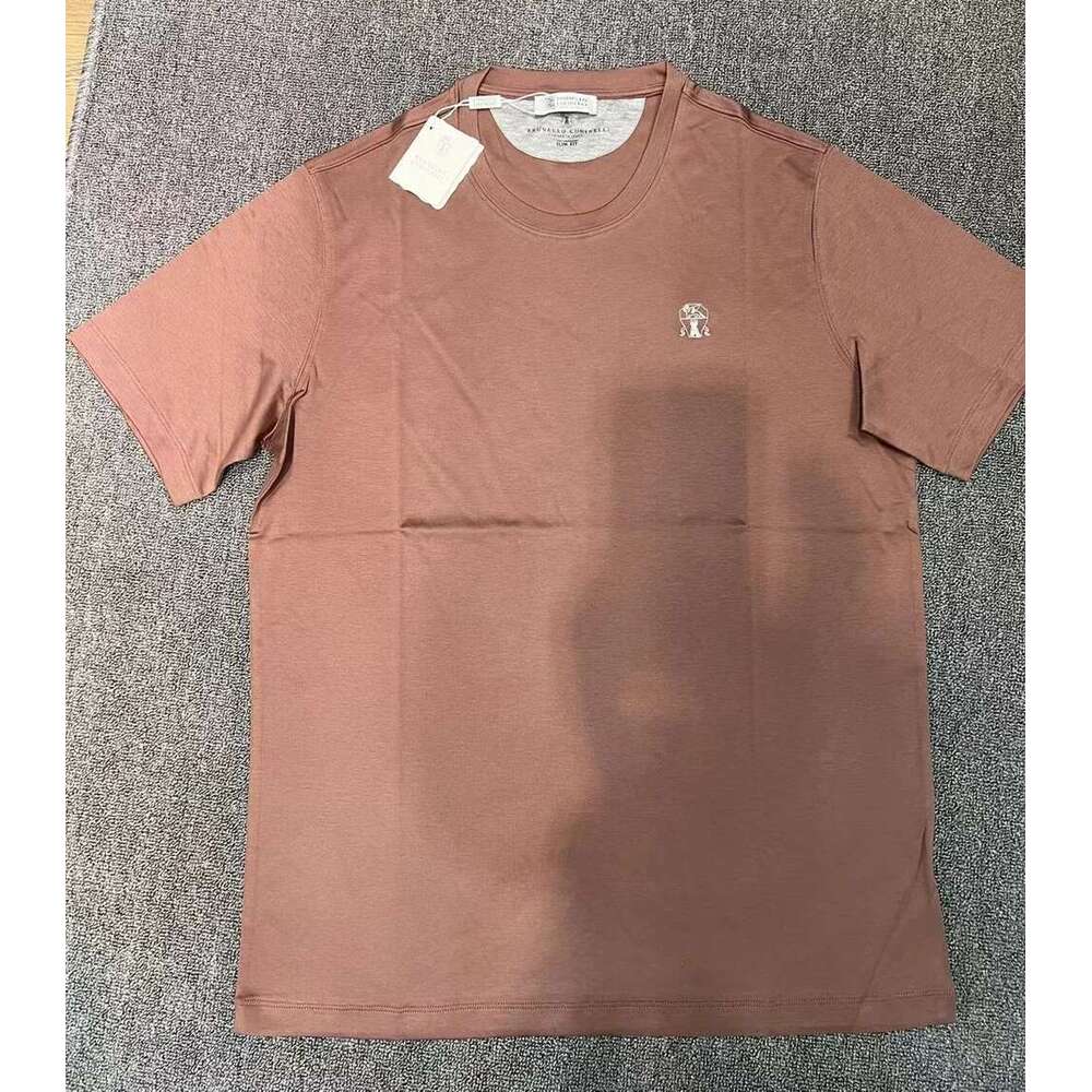 BILLIONAIRE BLKA CPTG T-Shirt BC Men Cotton 2024 Summer New Thin Embroidery Breathable Casual Size L-Xxxl Short Sleeve Shirt
