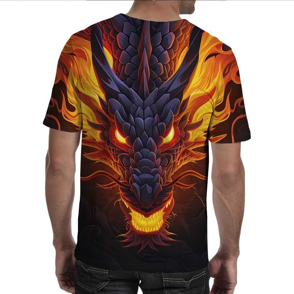 Mens T shirt 3D Print T-Shirts Funny Graphics Tees Crewneck Short Sleeve Tees for Mens Womens tee Casual tops summer clothes Fashionable and comfortab