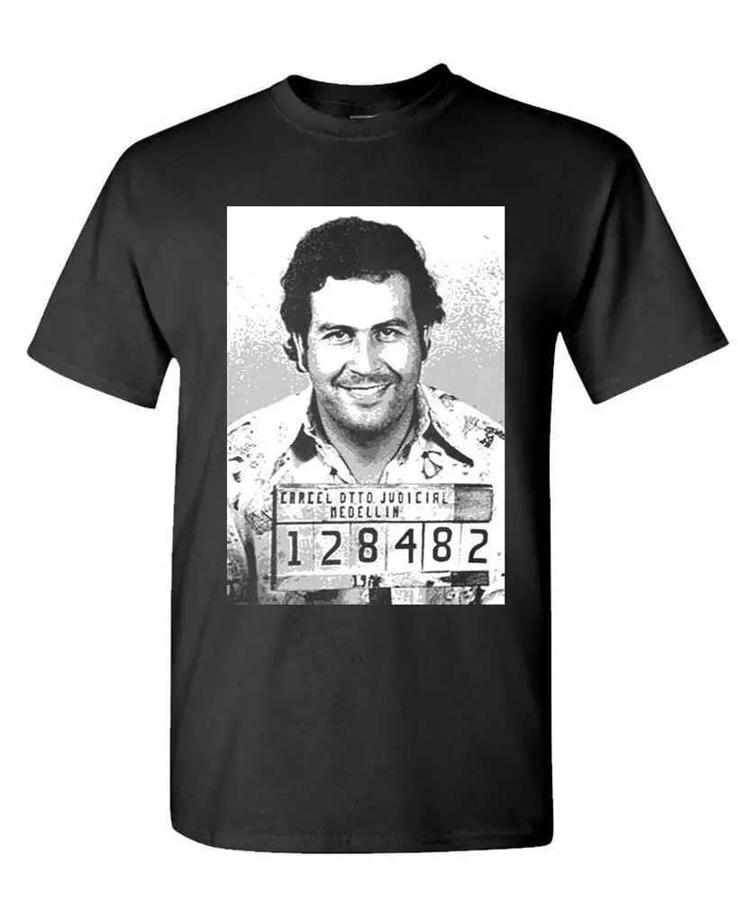 PABLO ESCOBAR Unisex Graphic T Shirts Men Clothing New in Tops Tees Cotton Women Printed T-shirt Y2K Clothes Cute Funny TshirtXJ241025