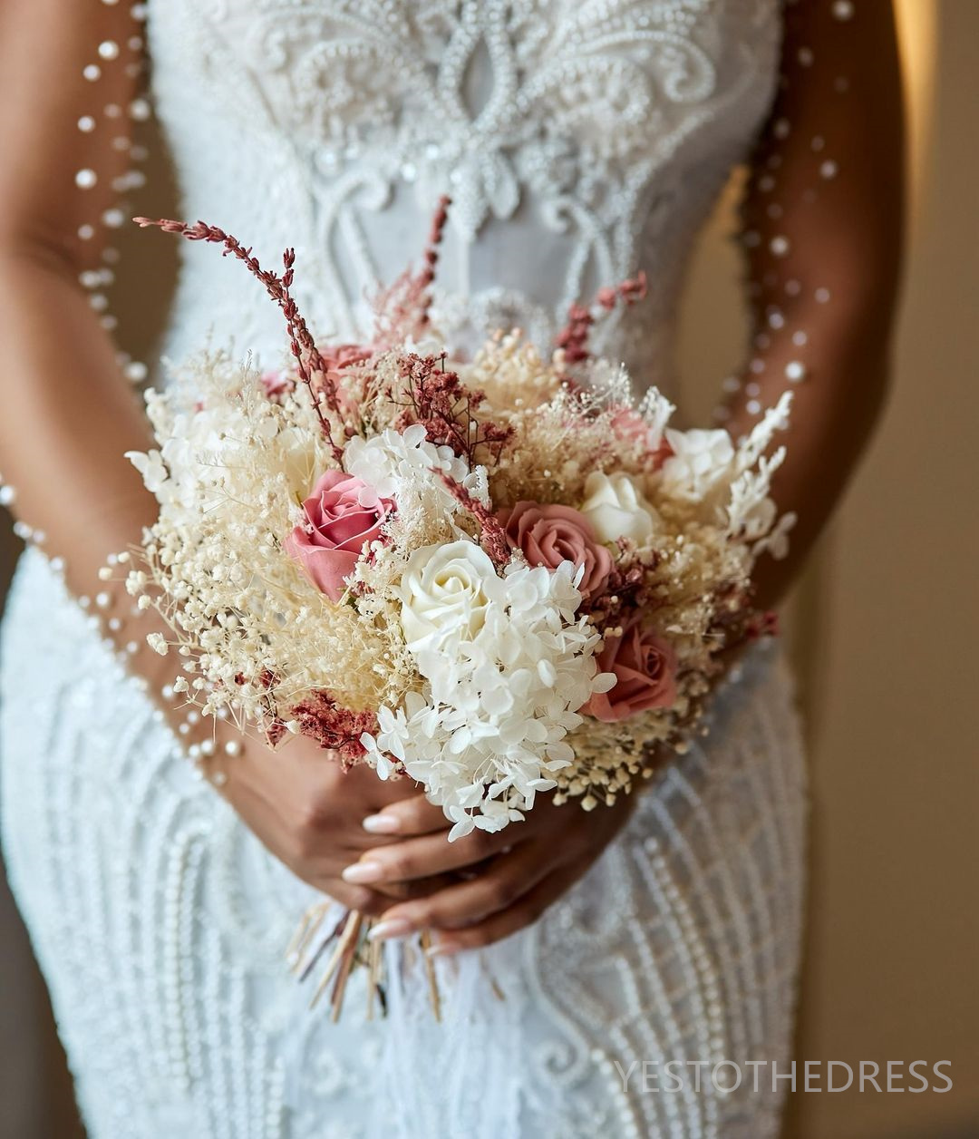 2024 Aso Ebi Mermaid Wedding Dress Bridal Gowns For Bride Sheer Neck Illusion Long Sleeves Appliqued Beaded Pearls Lace Wedding Gowns For Black Women 