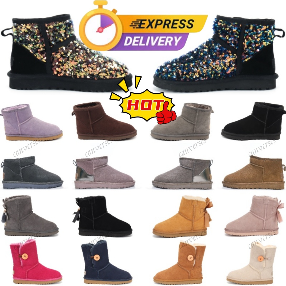 Womens Men Boots De… - image