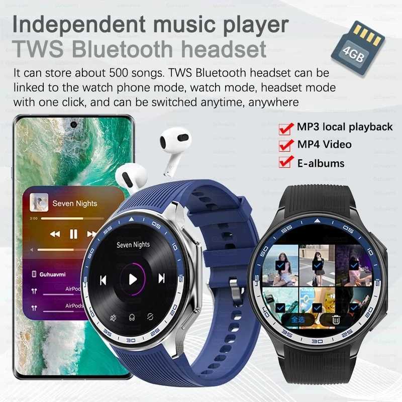 Smartwatch 2024New For Watch X Smart Watch Mens 32GB Memory Music Video Call 3D Surround Vision Watch Waterproof Smartwatch Z241026