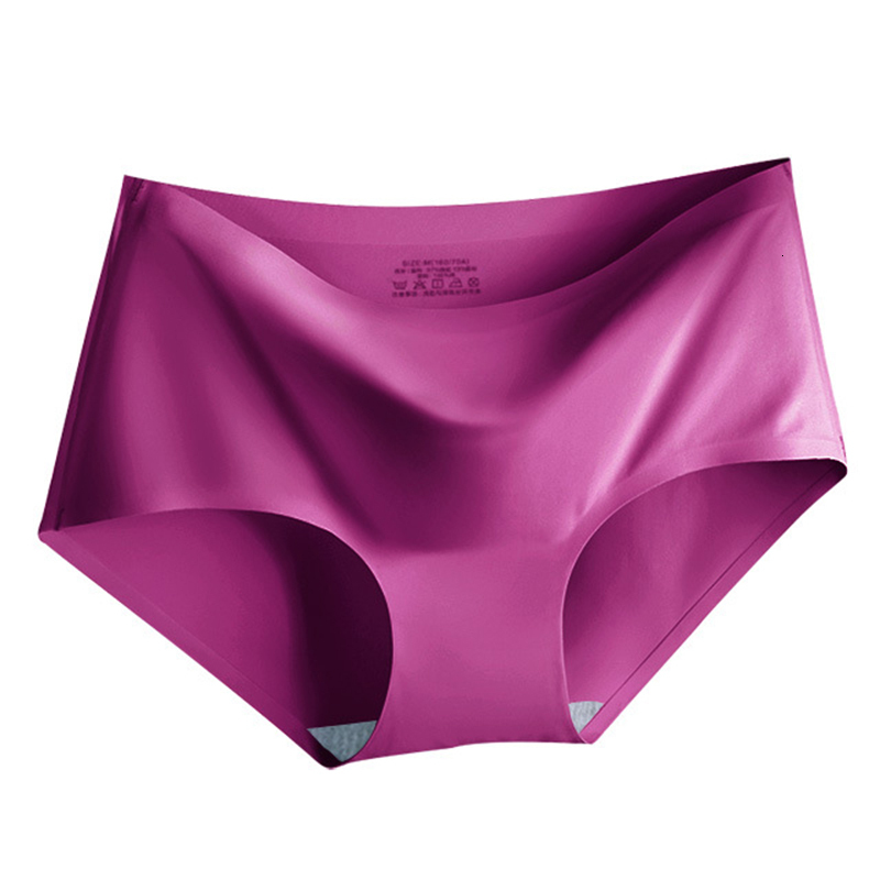 2025 New designer piece set large XXL seamless women s underwear mid waist underwear women s breathable underwear trend ice silk Crotch gerie