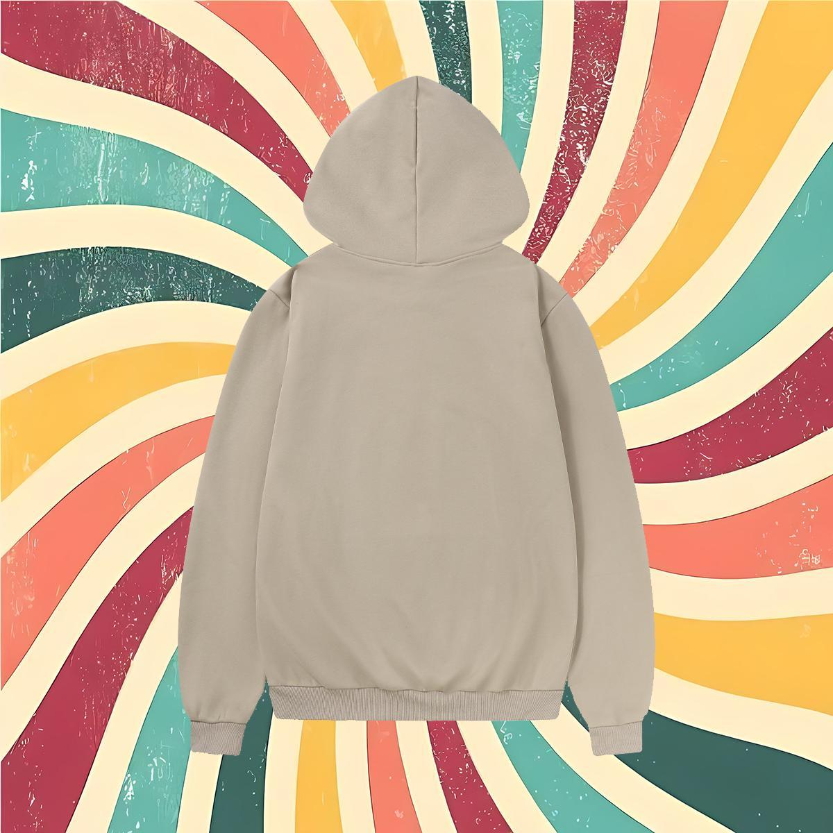 2024 DIY Men's Hooded Sweatshirt Black Oversized Popular Men Tops Hoodie Pullover Hoodie Hip Hop Tech Fleece Breathable Drawstring