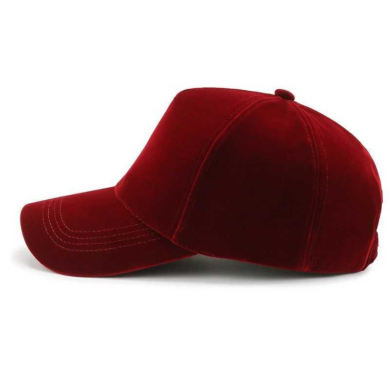 Golden Velvet Korean Hat Autumn Winter Outdoor Couple Hat Solid Color Sun Sunshade Hat Mens Baseball Hat Golf Hat X241026