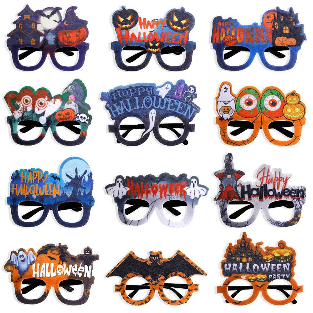 New Style Hot Sale Versatile Big Frame Personality Halloween Pumpkin Women Men Shades Vintage Sunglasses