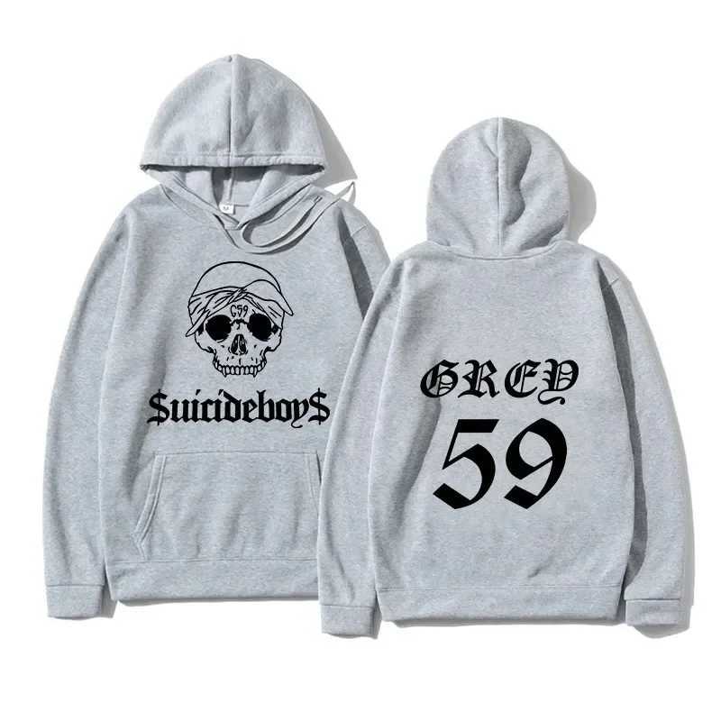 Men's Hoodies Sweatshirts Mens Hoodies Suicideboys Printed T-Shirt G59 Tour Pullover American Women Hip Hop Top O-Neck Casual Spring Sports Hoodi