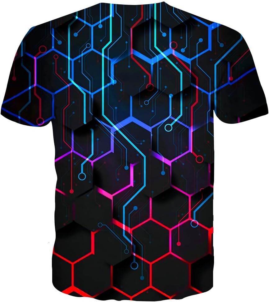 Mens T shirt Shirts for Men Women Graphic Tees Unisex 3D Printed Short Sleeve Novelty Tops tee Casual tops summer clothes Fashionable and comfortable