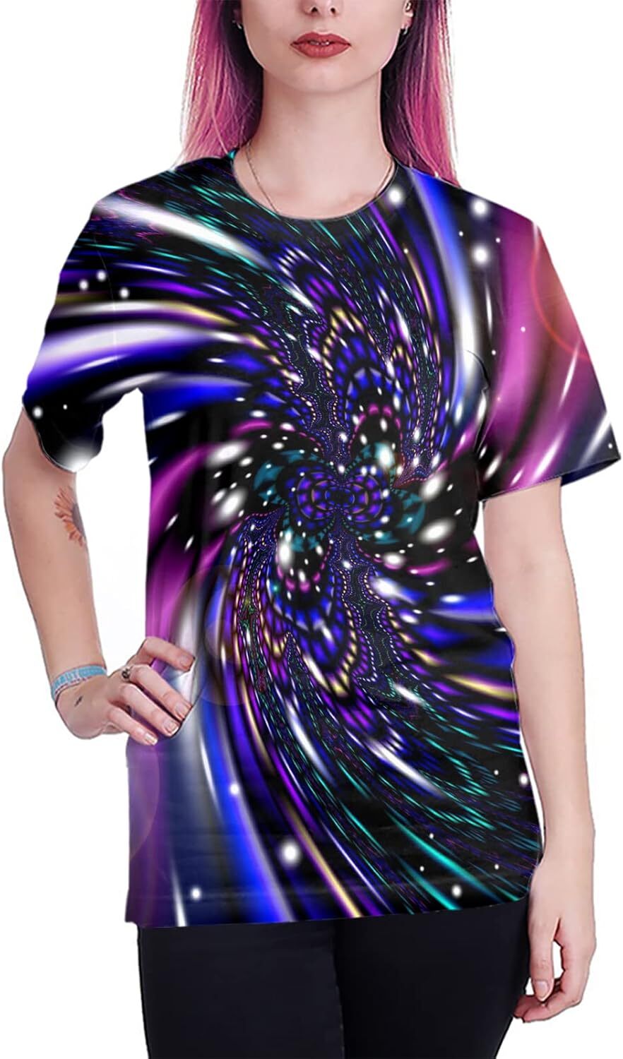 Mehesns T shirt 3D Graphic Colorful T-Shirts Short Sleeve Crew Neck Print Tee for Men tee Casual tops summer Fashionable patterns and cool designs