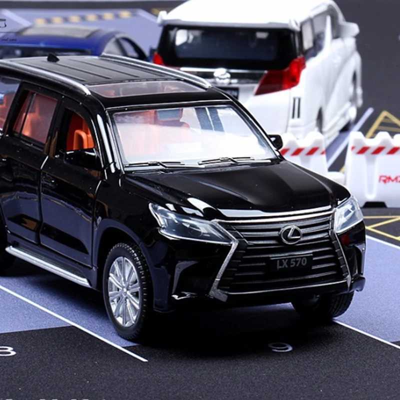 High Quality 1/32 Lexus LX570 SUV alloy car model die-casting simulation metal toy car model sound light series toy gift T241025