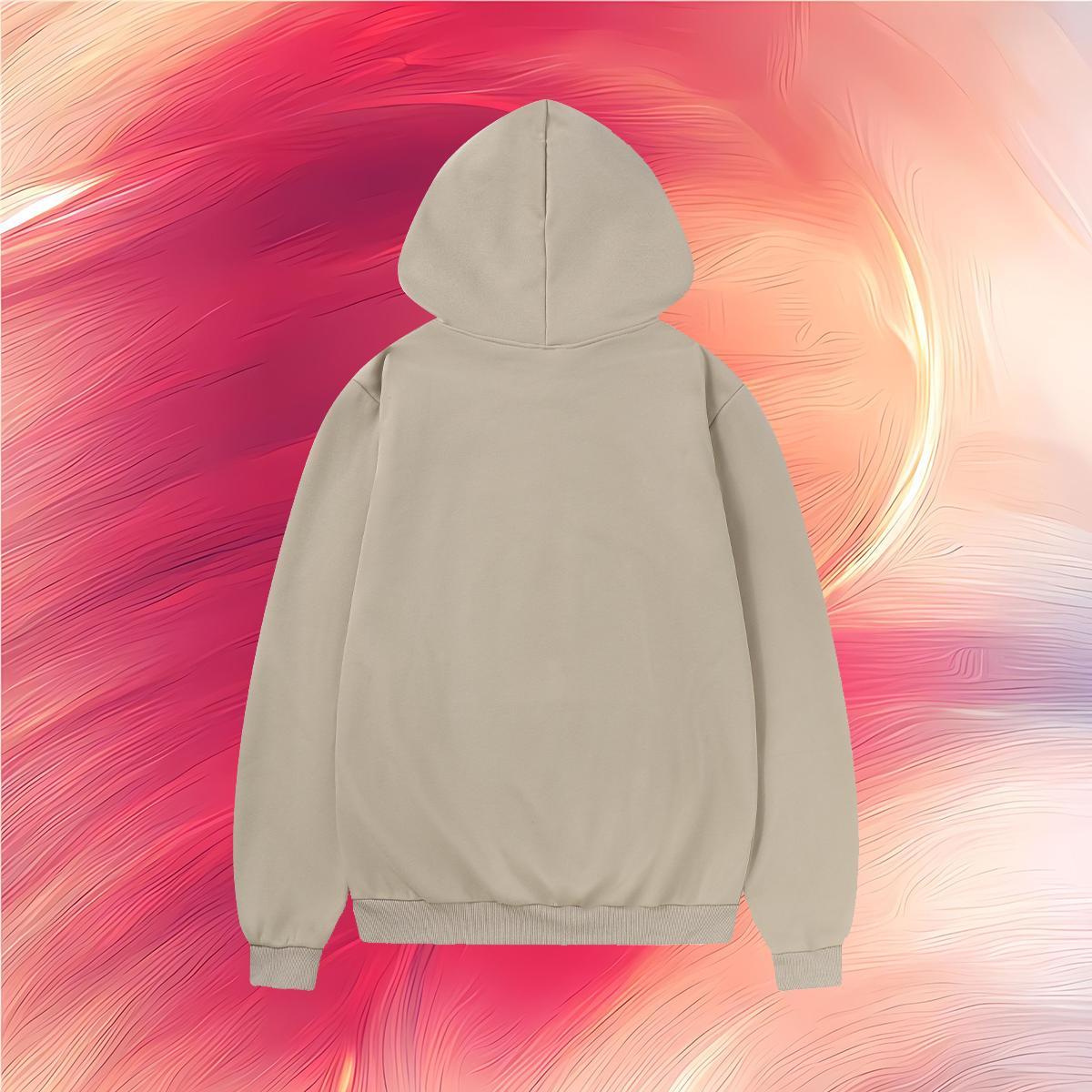 Wholesale Hoodie Women High Street Hip Hop Unisex Women Hoodie Customized Print Warm Fleece Tops Hoody Breathable Drawstring
