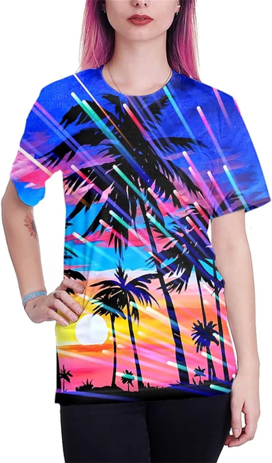 Mens T shirt Unisex Men's and Women's Shirts Unisex Fashion Casual Novelty Tees 3D Graphic Adults tee Casual tops summer clothes