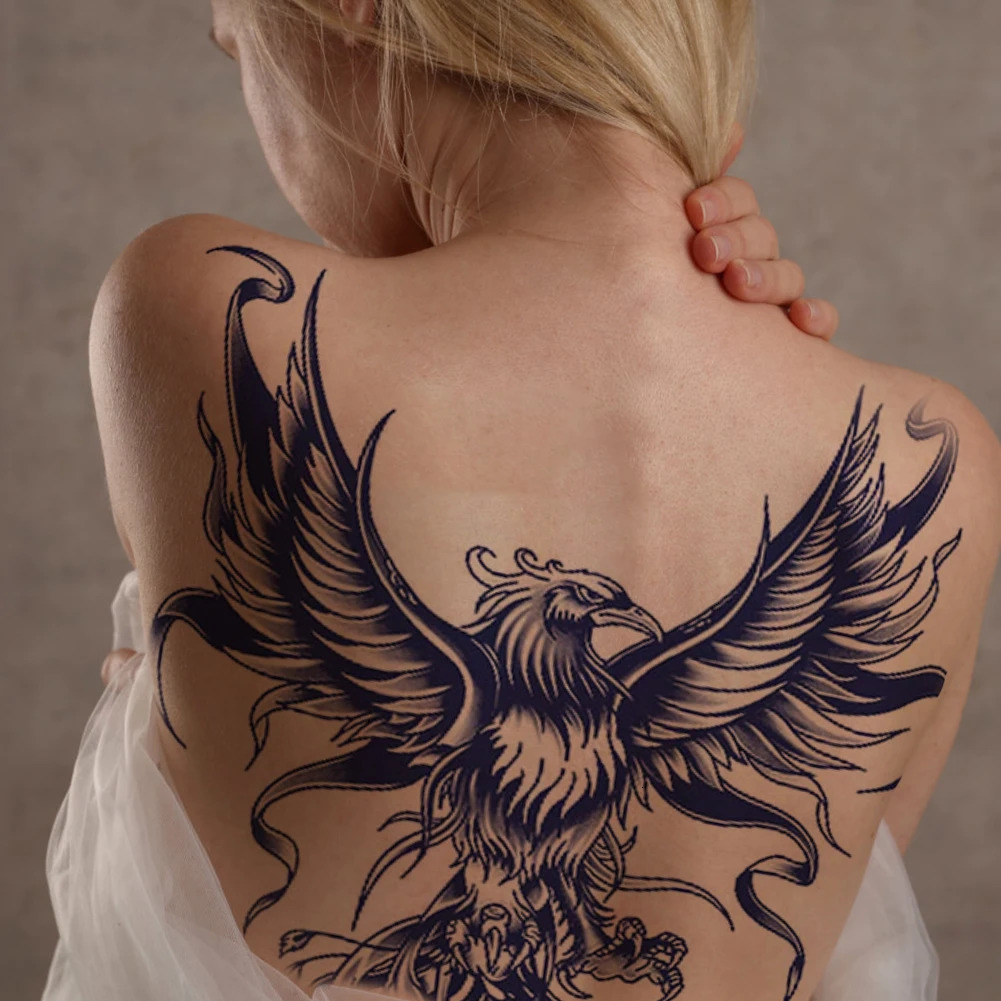 Full back animal themed body tattoo sticker waterproof tattoo sticker semi permanent tattoo sticker 241025