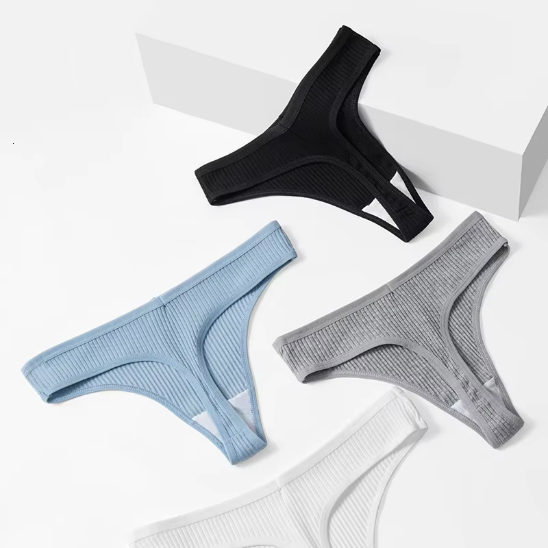2025 New designer pieces set women s underwear cotton striped underwear sexy sports pants gerie soft and fashion comfortable thong hot pants