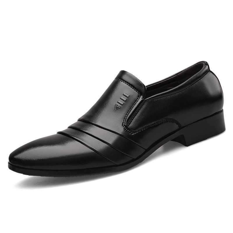 Men Dress Shoes Mens Shoes Summer New Mens Work Business Leather Shoes Mens Casual Shoes Matching Clutch Dressing 241009