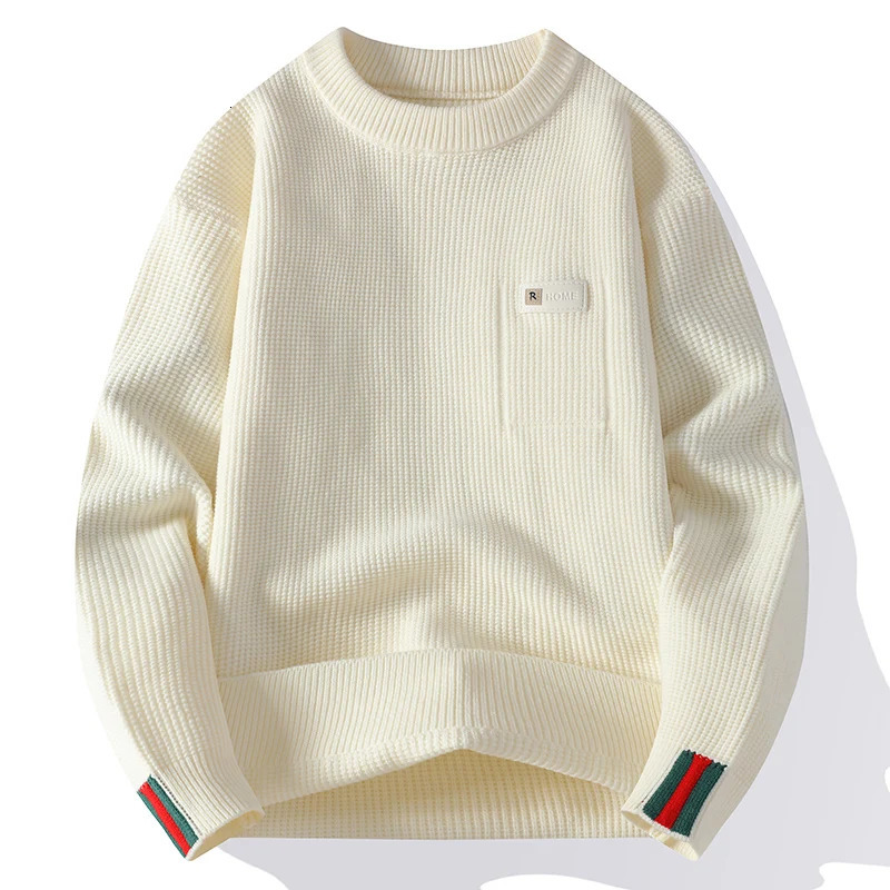 Fall Winter High End y Cashmere Sweater Men Soft Warm Mens Sweaters Top Fashion Christmas Jumpers Pull Homme 241025