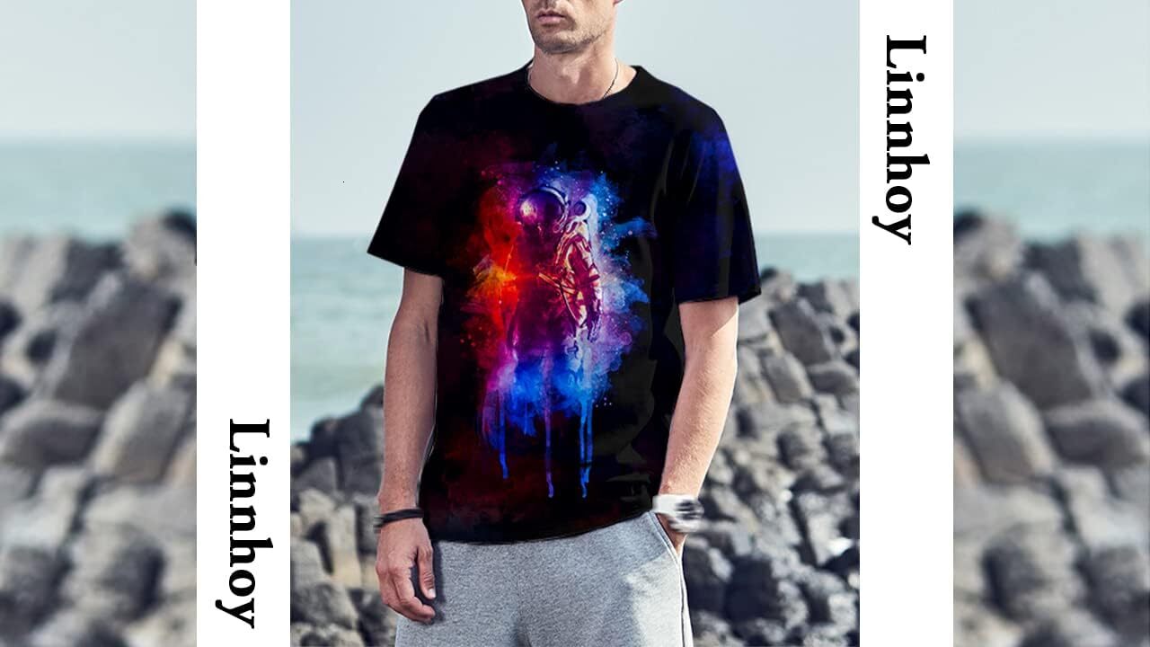 Mens T shirt Unisex Men's and Women's Shirts Unisex Fashion Casual Novelty Tees 3D Graphic Adults Casual tops summer clothes Fashionable pat